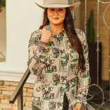 Greener Pastures Pearl Snap Shirt