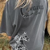 Cowgirl Era Oversized Graphic Tee