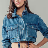 Ranch Hand Cropped Denim Jacket