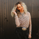 Lariat Lace Longsleeve *bone*