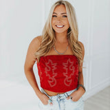 Boot Scootin' Tube Top *red*