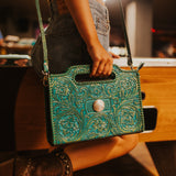 Laredo Clutch - Turquoise