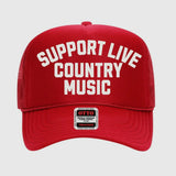 Support Live Country Music Trucker Hat