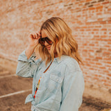 Kimes KC Tencel Pearl Snap Shirt - Light Blue