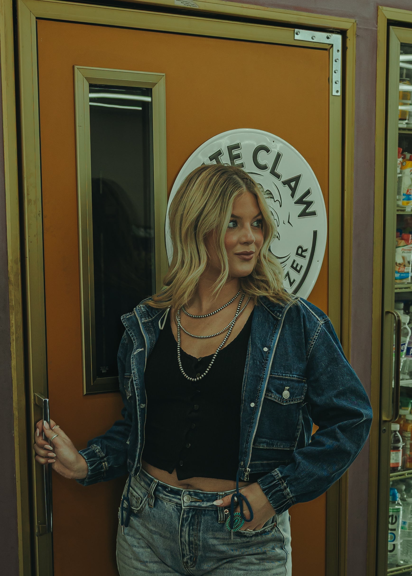 Ranch Hand Cropped Denim Jacket