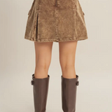 Canyon Cord Cargo Skirt