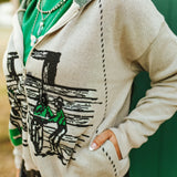 Ranchita Verde Zip Up Hoodie