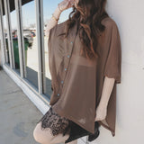Marfa Nights Sheer Blouse