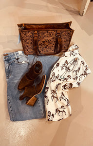 Welch Tote Purse *leather*