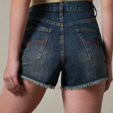 Kimes Daisy Shorts - Dark Wash
