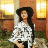 Texas Ranch Pearl Snap Shirt *black*