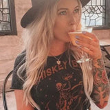 Whiskey Bent & Hellbound Crop Tee