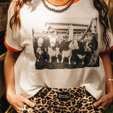 Grand Champion Cropped Ringer Tee
