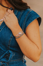 Load image into Gallery viewer, Concho Studded Cuff Bracelet