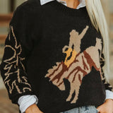 Rodeo Rider Knit Sweater