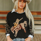 Rodeo Rider Knit Sweater