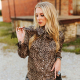 Willow Wild Leopard Blouse
