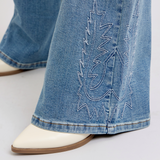 Wild West Stitch Flare Jeans