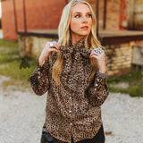 Willow Wild Leopard Blouse