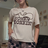Gone Honky Tonkin’ Embroidered Tee