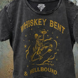 Whiskey Bent & Hellbound Crop Tee