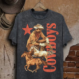 Cowboys Mineral Wash Tee