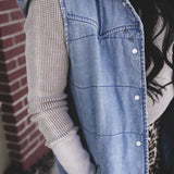 Quincy Quilted Duster Vest