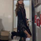 Night Moves Lace Kimono
