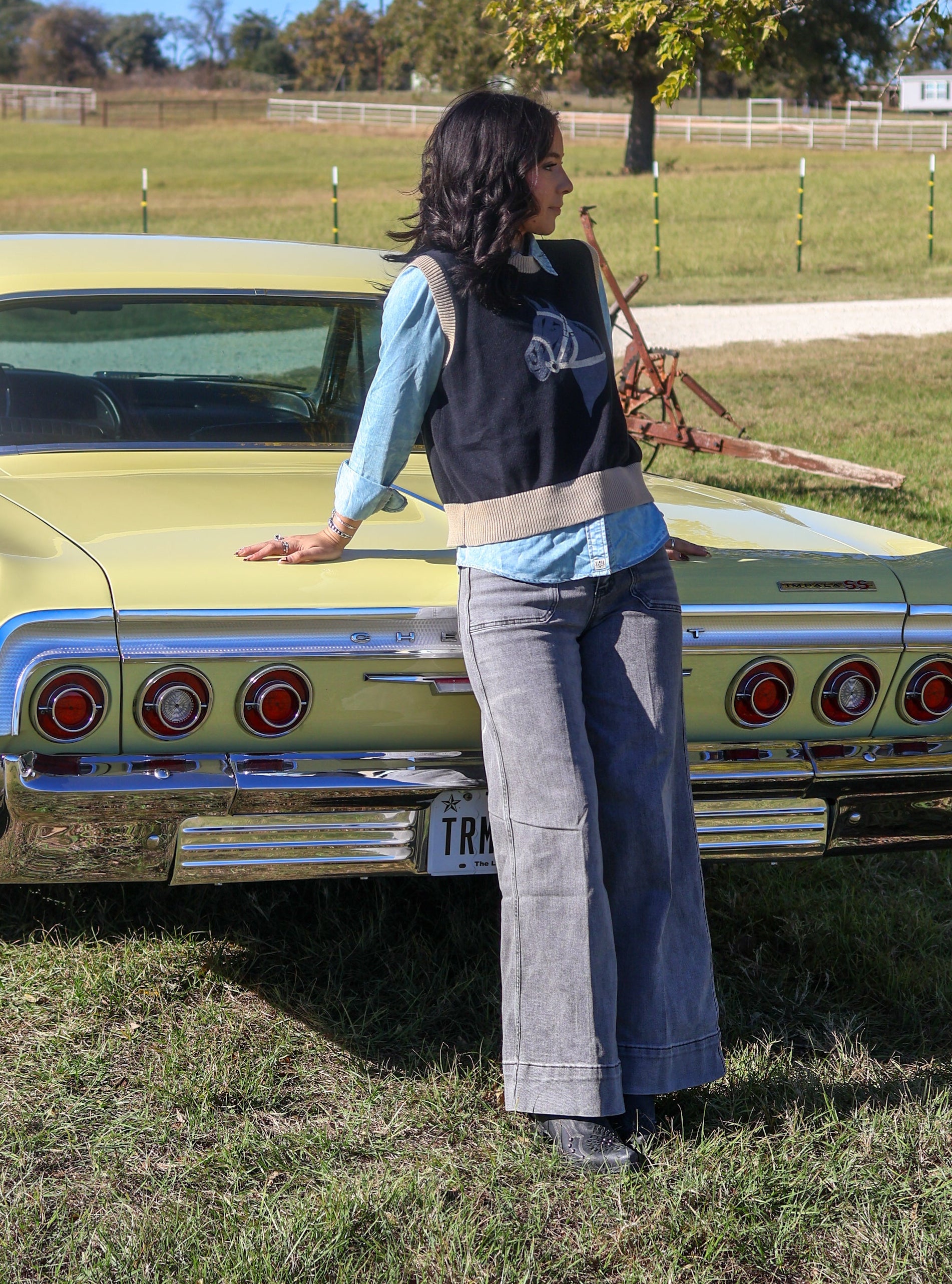 Gravel Road Palazzo Jeans