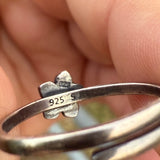 Plumeria Flower Turquoise Ring