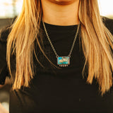 Dakota Turquoise Pendant Necklace