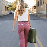 Last Dance Rose Straight Leg Jeans