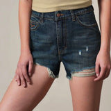 Kimes Daisy Shorts - Dark Wash