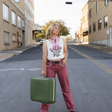 Last Dance Rose Straight Leg Jeans