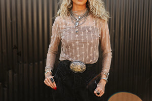 Lariat Lace Longsleeve *bone*