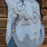 Blue Horizon Aztec Sweater