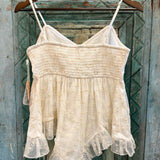 Amarillo Lace Tank Top