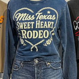 Miss Texas Sweetheart Rodeo Sweatshirt