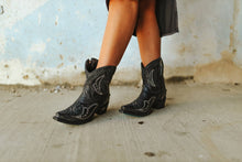 Load image into Gallery viewer, Cossette Bootie *distressed jet black*