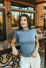Load image into Gallery viewer, Basic Snug Tee *denim*