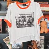 Grand Champion Cropped Ringer Tee