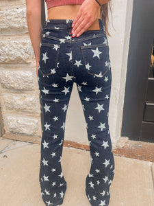 Stars At Night Flare Jeans