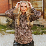 Willow Wild Leopard Blouse