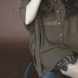 Marfa Nights Sheer Blouse