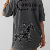 Cowgirl Era Oversized Graphic Tee