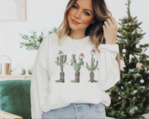 Christmas Cactus Sweatshirt