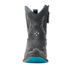 Cossette Bootie *distressed jet black*