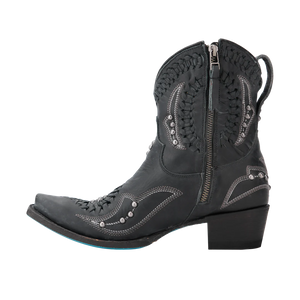 Cossette Bootie *distressed jet black*