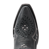 Cossette Bootie *distressed jet black*