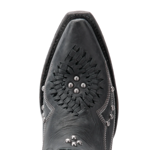 Cossette Bootie *distressed jet black*